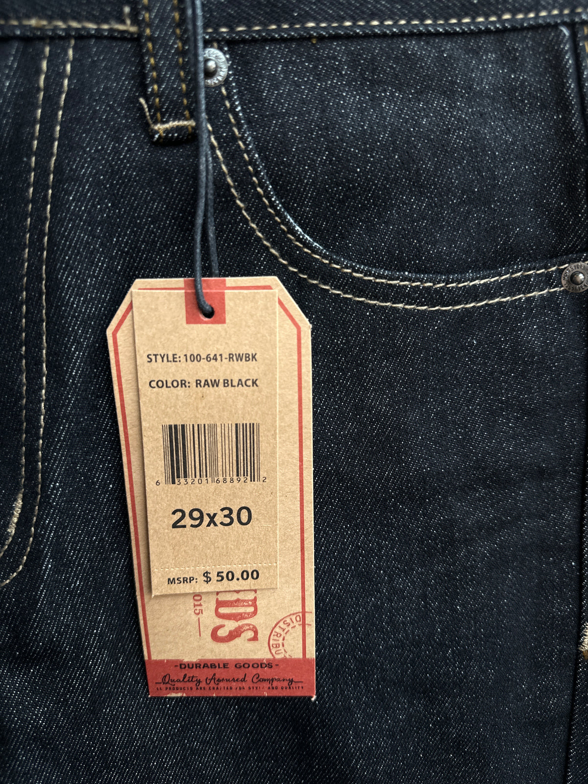 Rebel Minds Relaxed Fit Raw Black Jeans