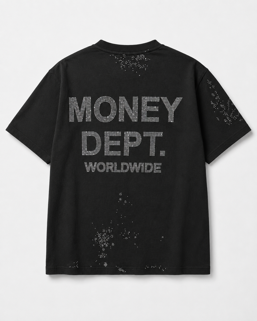 MEN'S MONEY DEPT S/SLV TEE - BLACK
