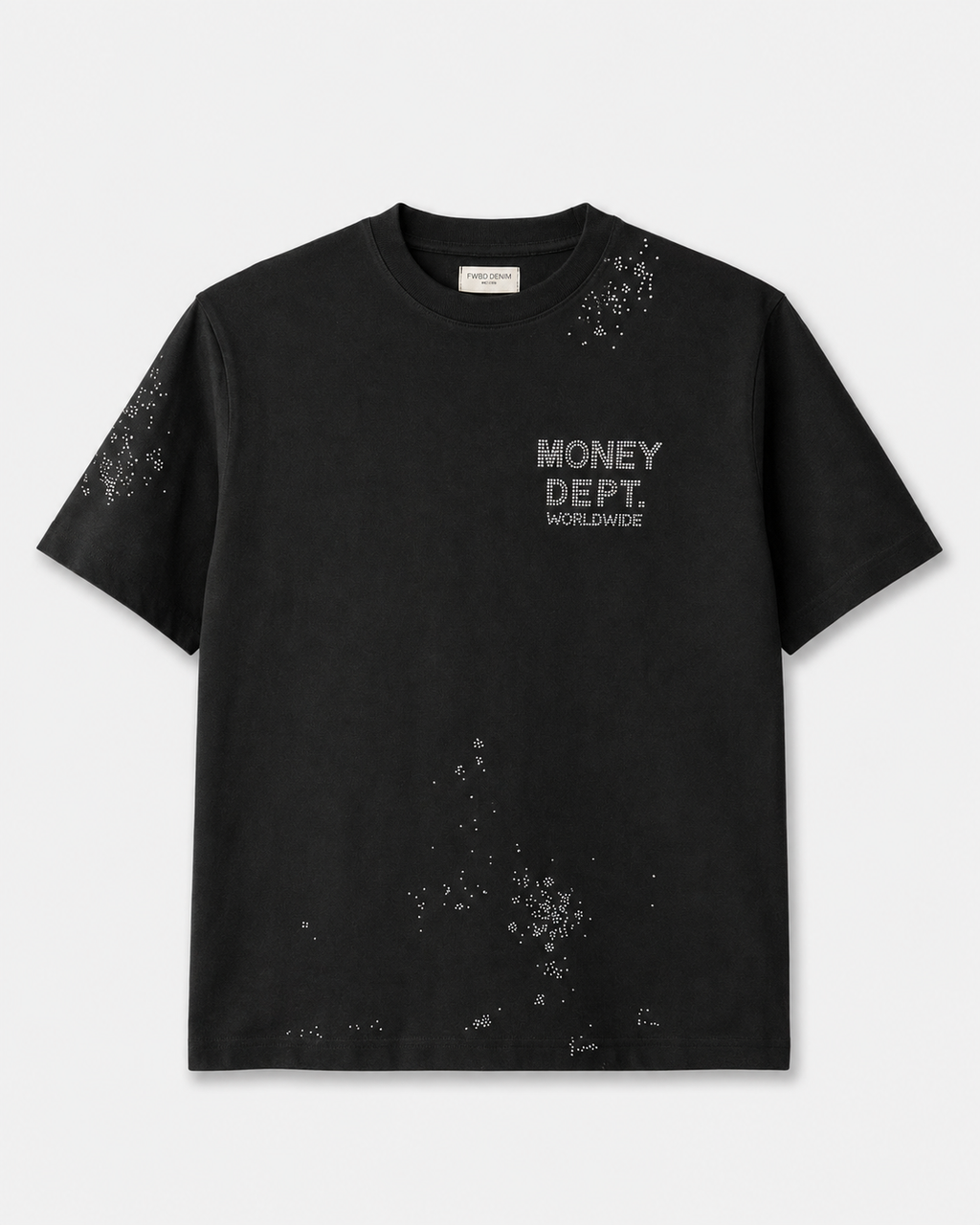MEN'S MONEY DEPT S/SLV TEE - BLACK