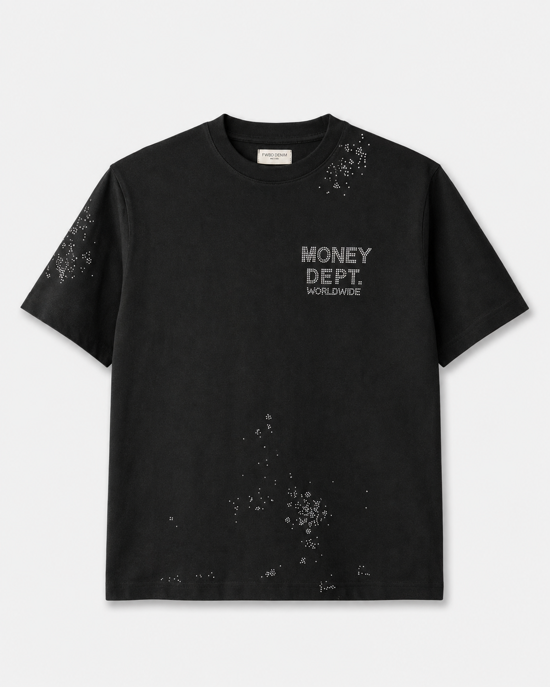MEN'S MONEY DEPT S/SLV TEE - BLACK