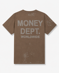 MEN'S MONEY DEPT S/SLV TEE - BROWN