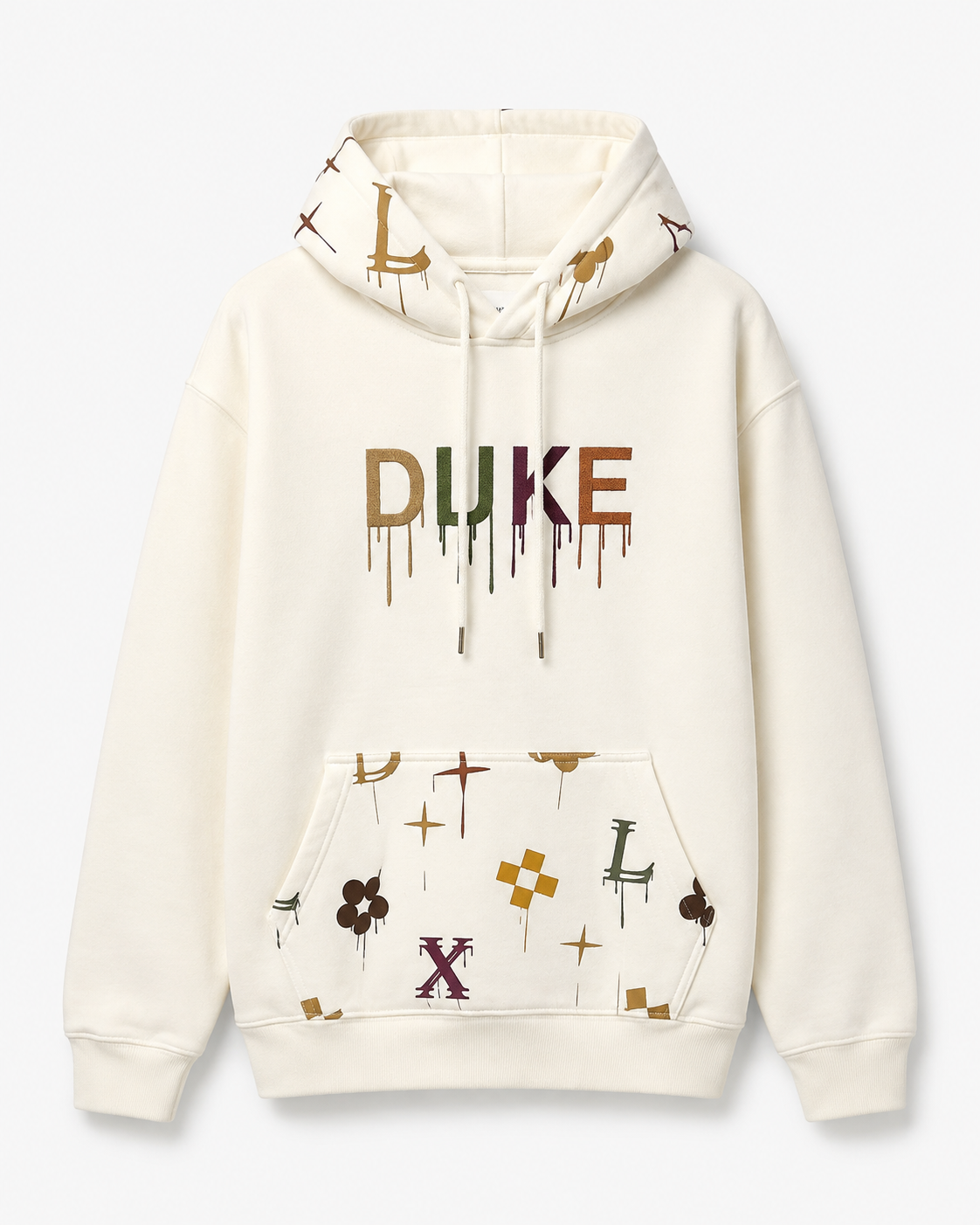 MEN'S DRIPPY DLXE FLEECE PULLOVER HOODIE - NATURAL