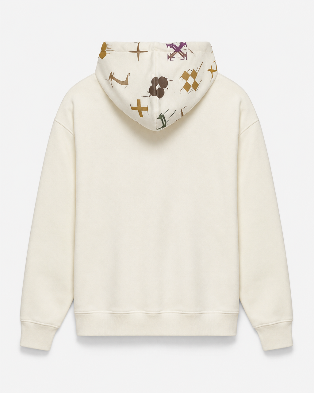 MEN'S DRIPPY DLXE FLEECE PULLOVER HOODIE - NATURAL