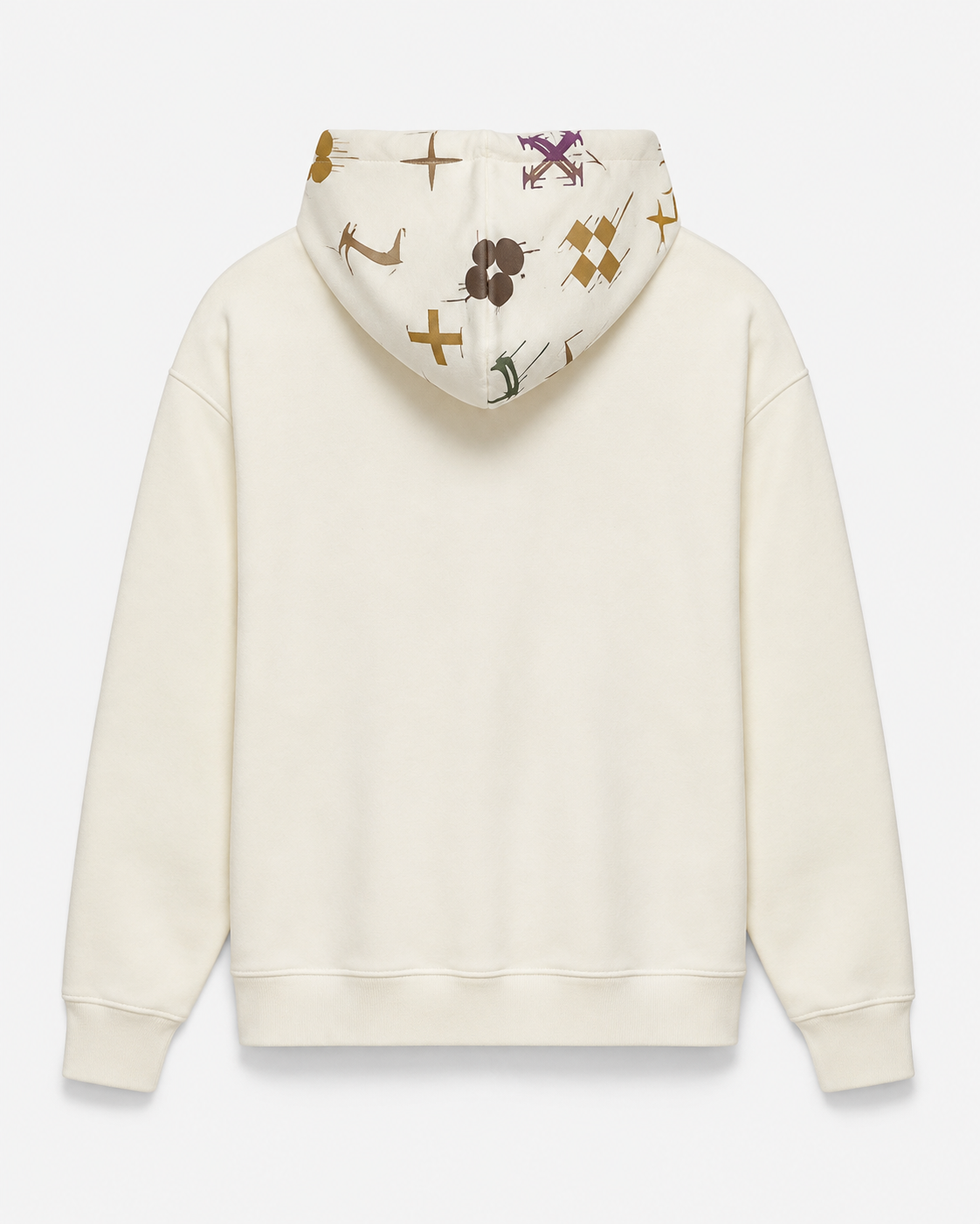 MEN'S DRIPPY DLXE FLEECE PULLOVER HOODIE - NATURAL