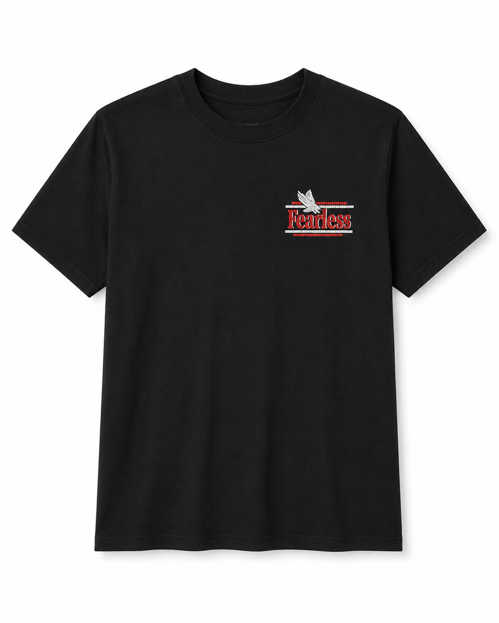 MEN'S FEARLESS S/SLV TEE - BLACK/RED