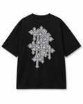 MEN'S CRYSTALIZED TEMPLAR S/SLV JERSEY TEE - BLACK/WHITE