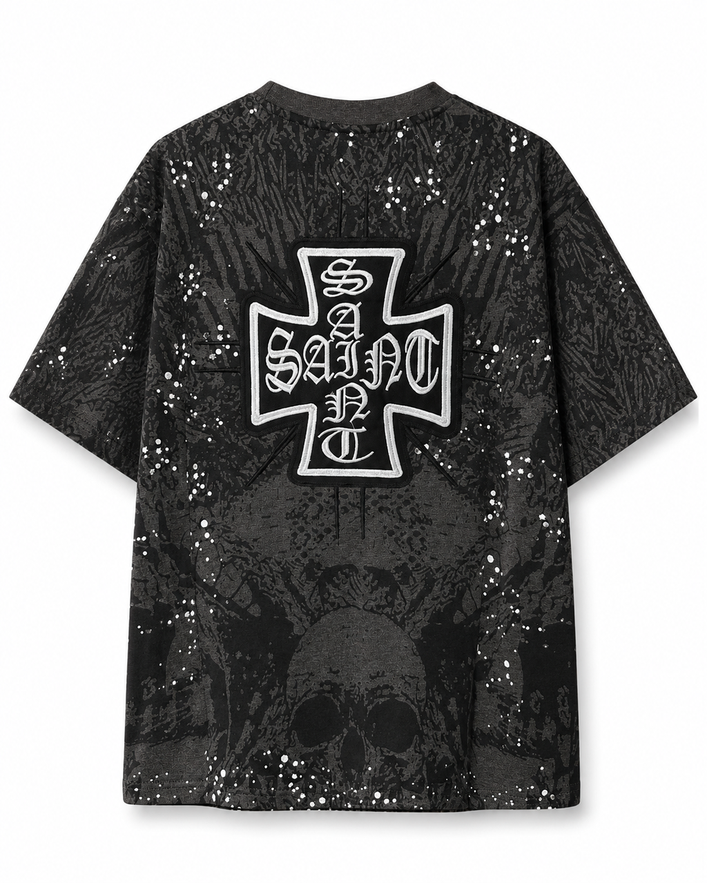 MEN'S RISING DEAD S/SLV TEE - CHARCOAL