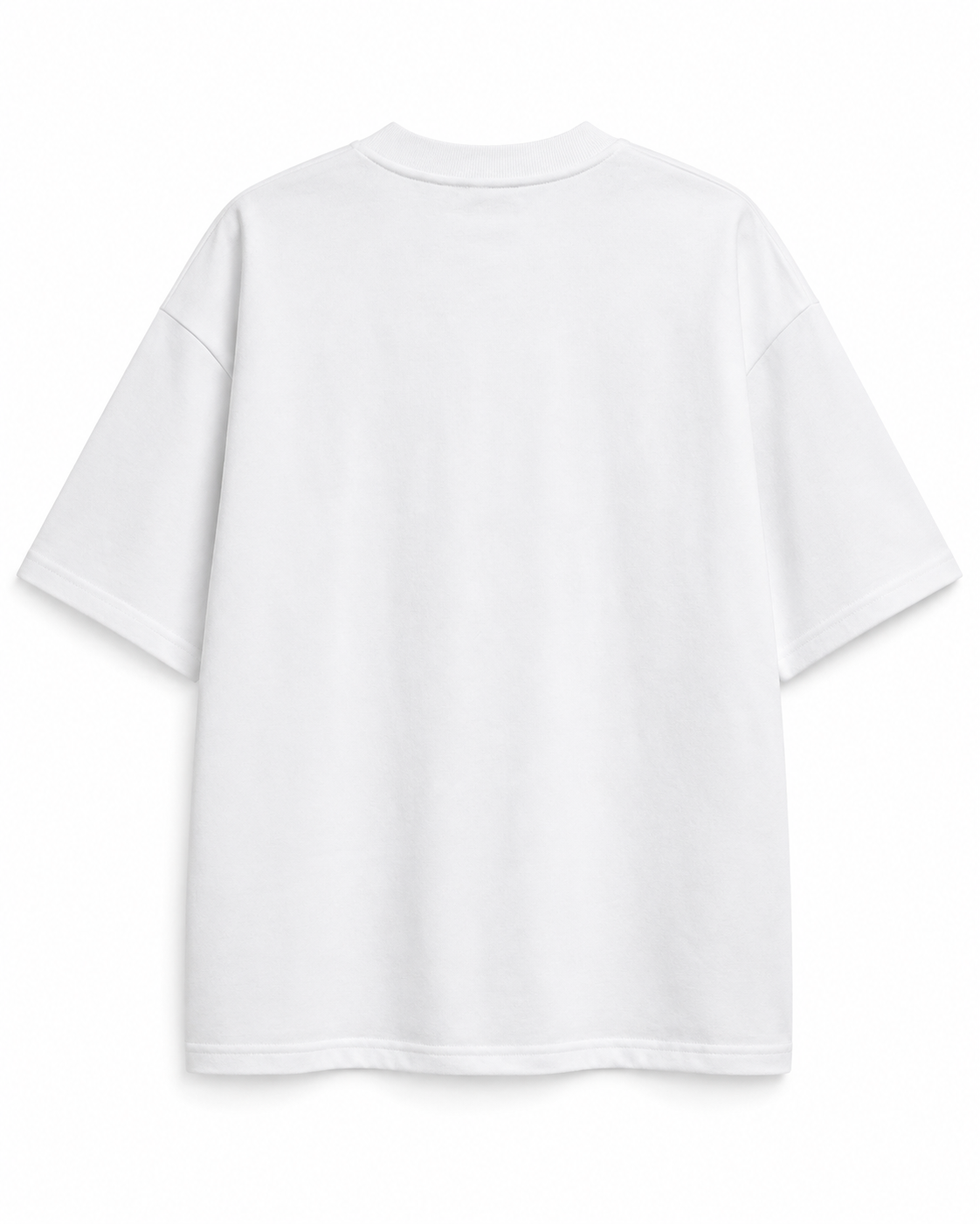 Rebel Minds Paid In Full Boxy Cropped White Tee