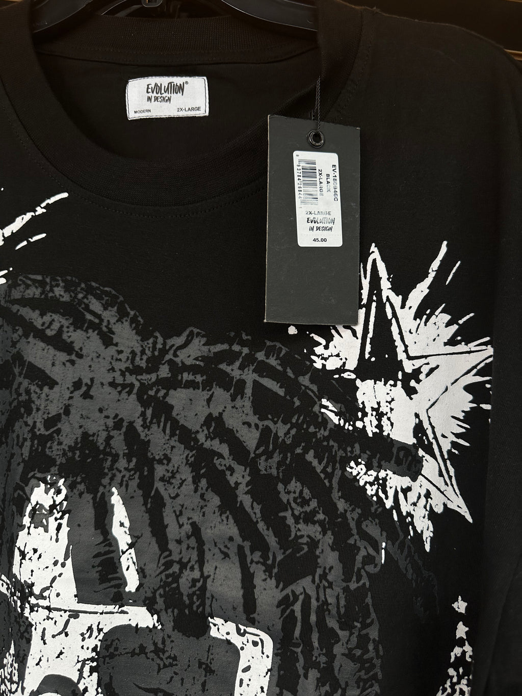 MEN'S COOL BOY S/SLV TEE - BLACK