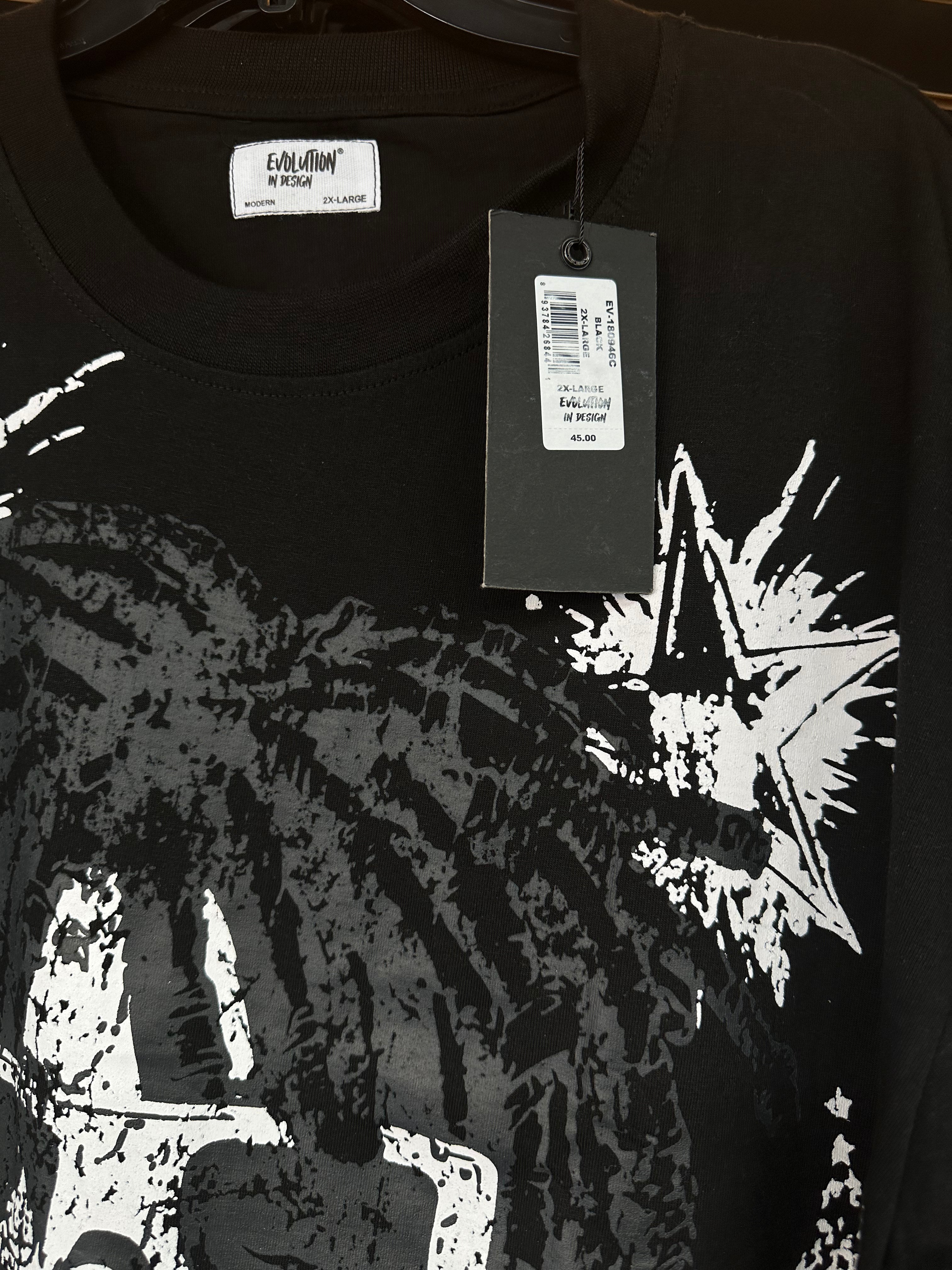 MEN'S COOL BOY S/SLV TEE - BLACK