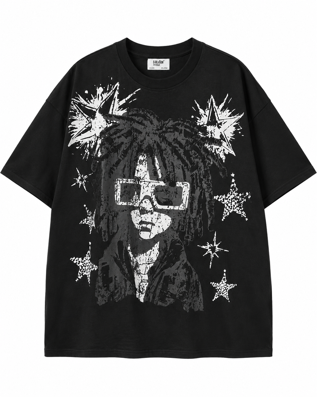 MEN'S COOL BOY S/SLV TEE - BLACK