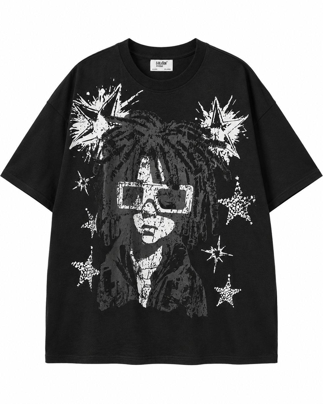 MEN'S COOL BOY S/SLV TEE - BLACK