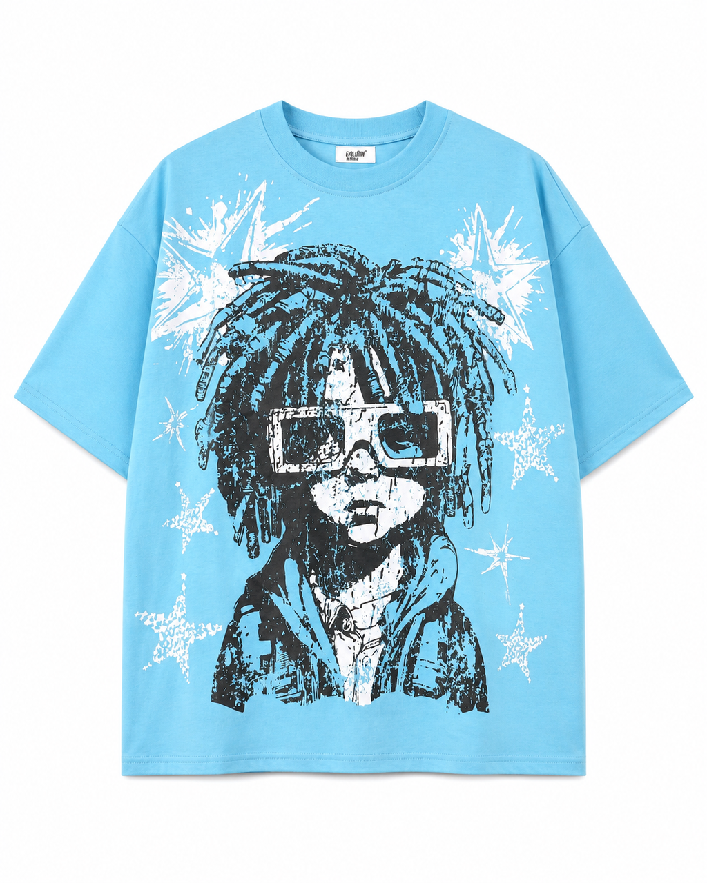 MEN'S COOL BOY S/SLV TEE - C.BLUE
