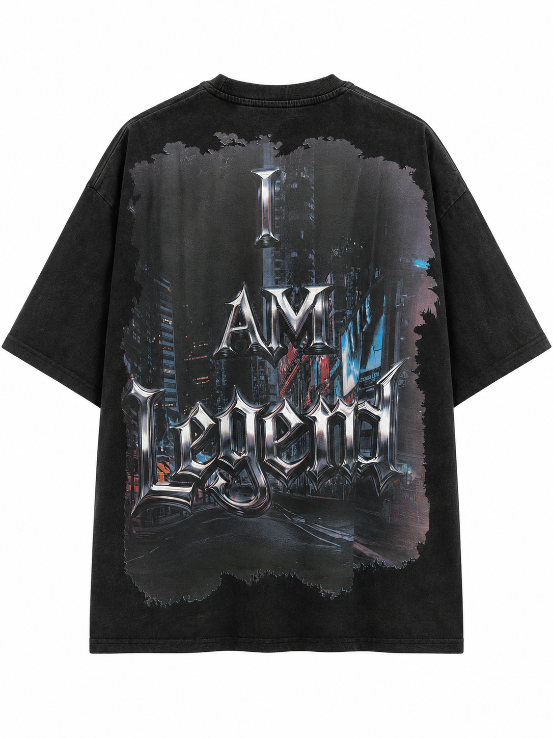 MEN'S I AM LEGEND S/SLV TEE - BLACK