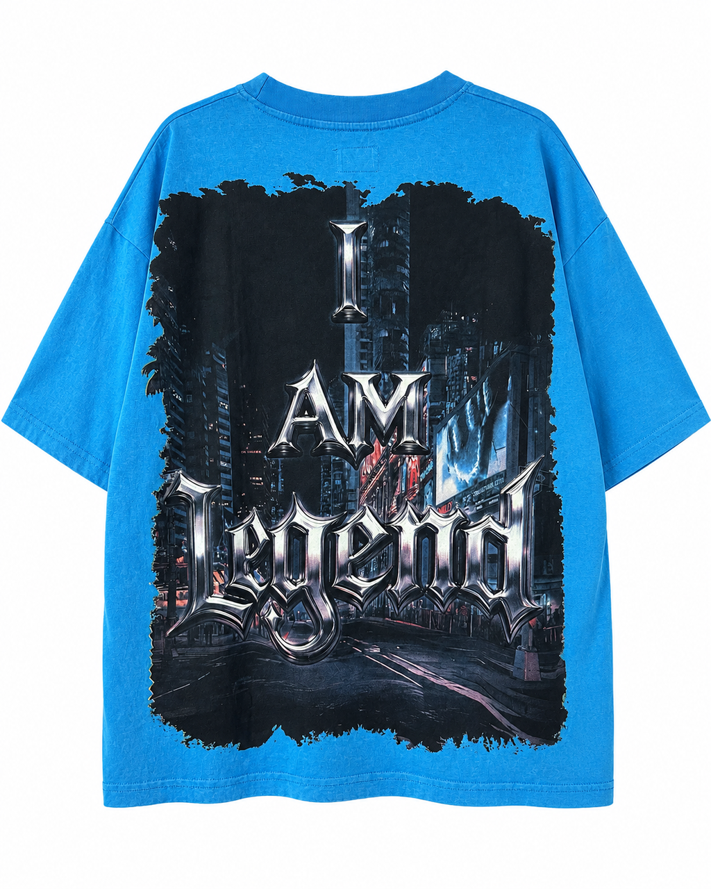 MEN'S I AM LEGEND S/SLV TEE - BLUE
