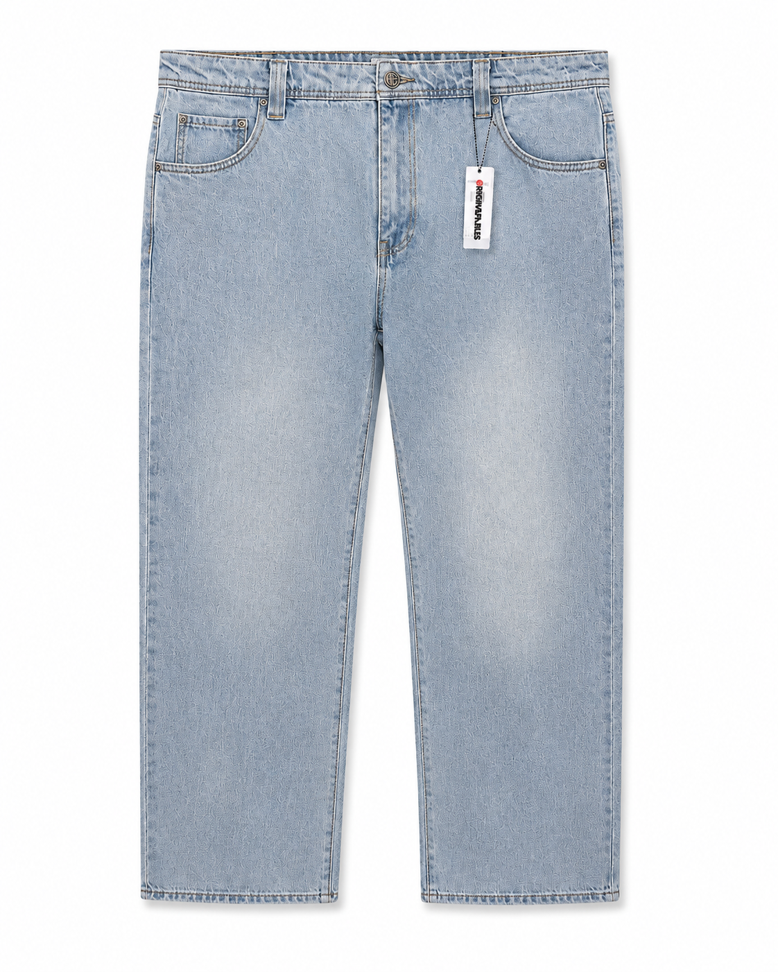 Original Fables Baggy Basic Jeans – Light Indigo