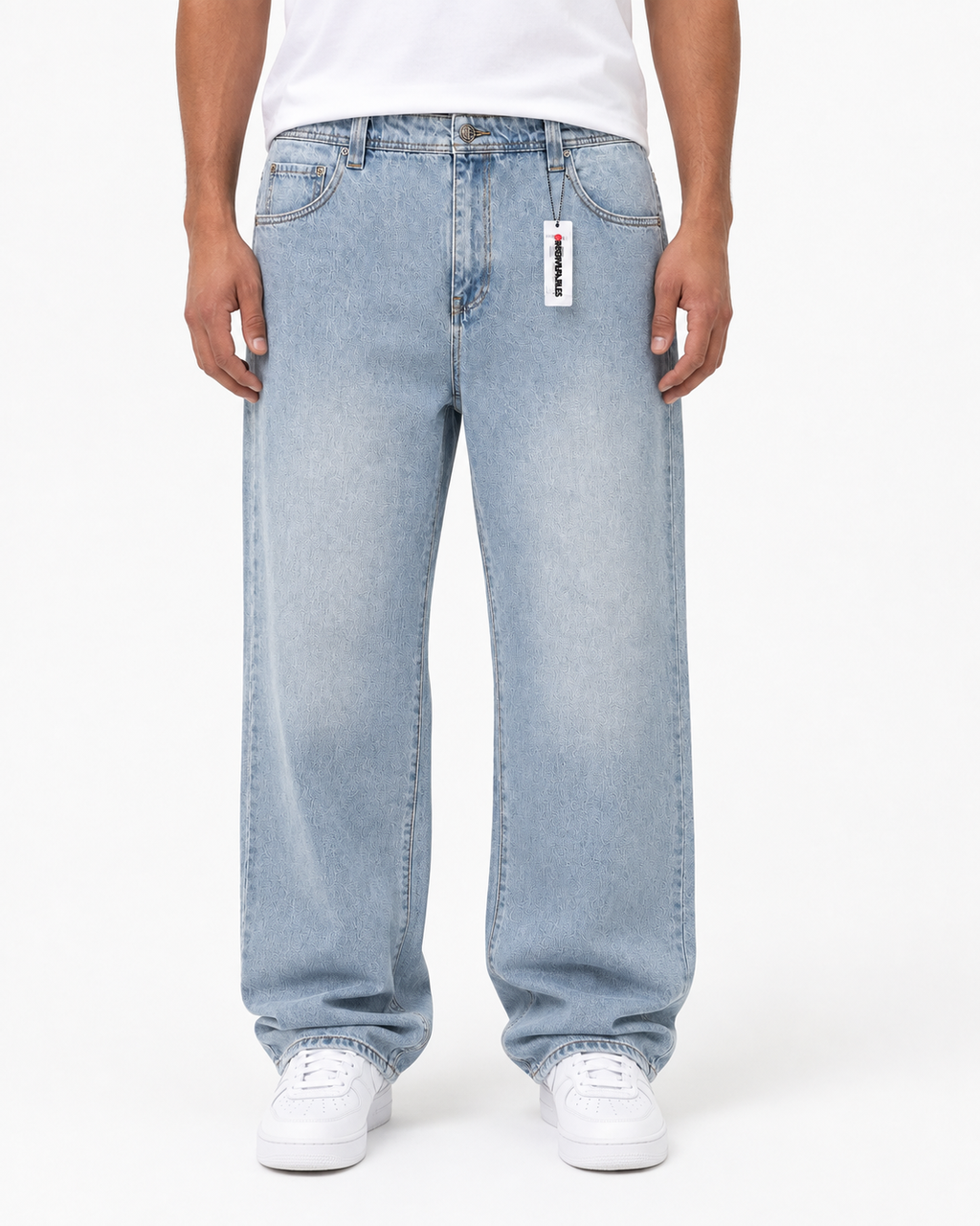 Original Fables Baggy Basic Jeans – Light Indigo
