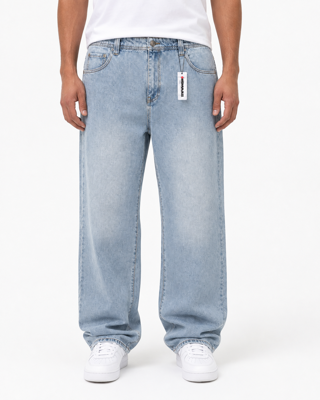 Original Fables Baggy Basic Jeans – Light Indigo