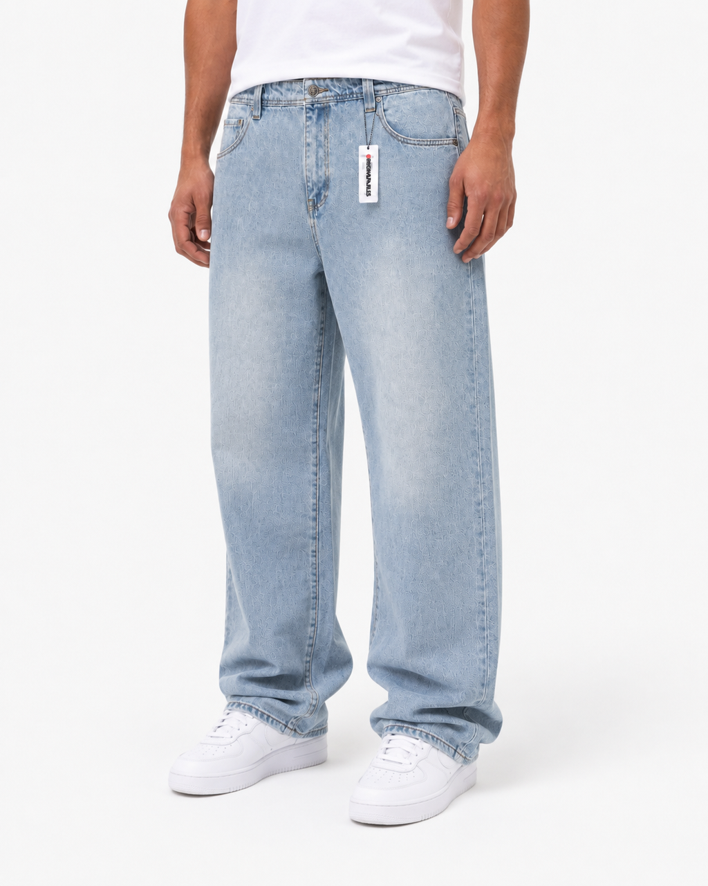 Original Fables Baggy Basic Jeans – Light Indigo