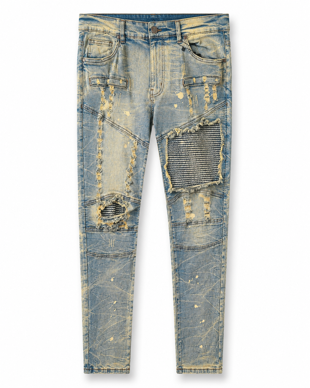 MEN'S MOTORCROSS SLIM DENIM JEAN - LT.TINT