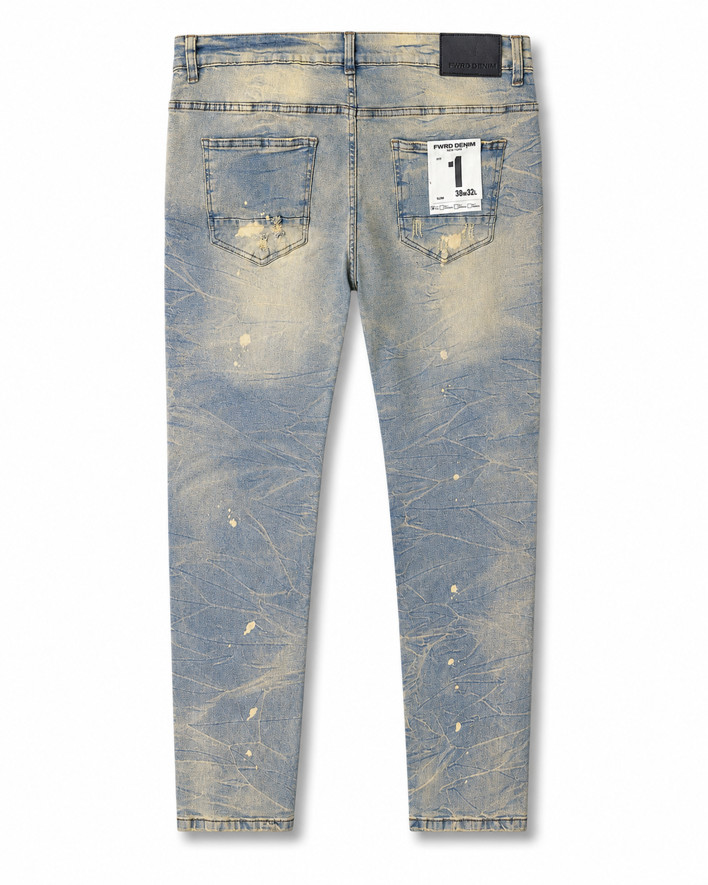 MEN'S MOTORCROSS SLIM DENIM JEAN - LT.TINT