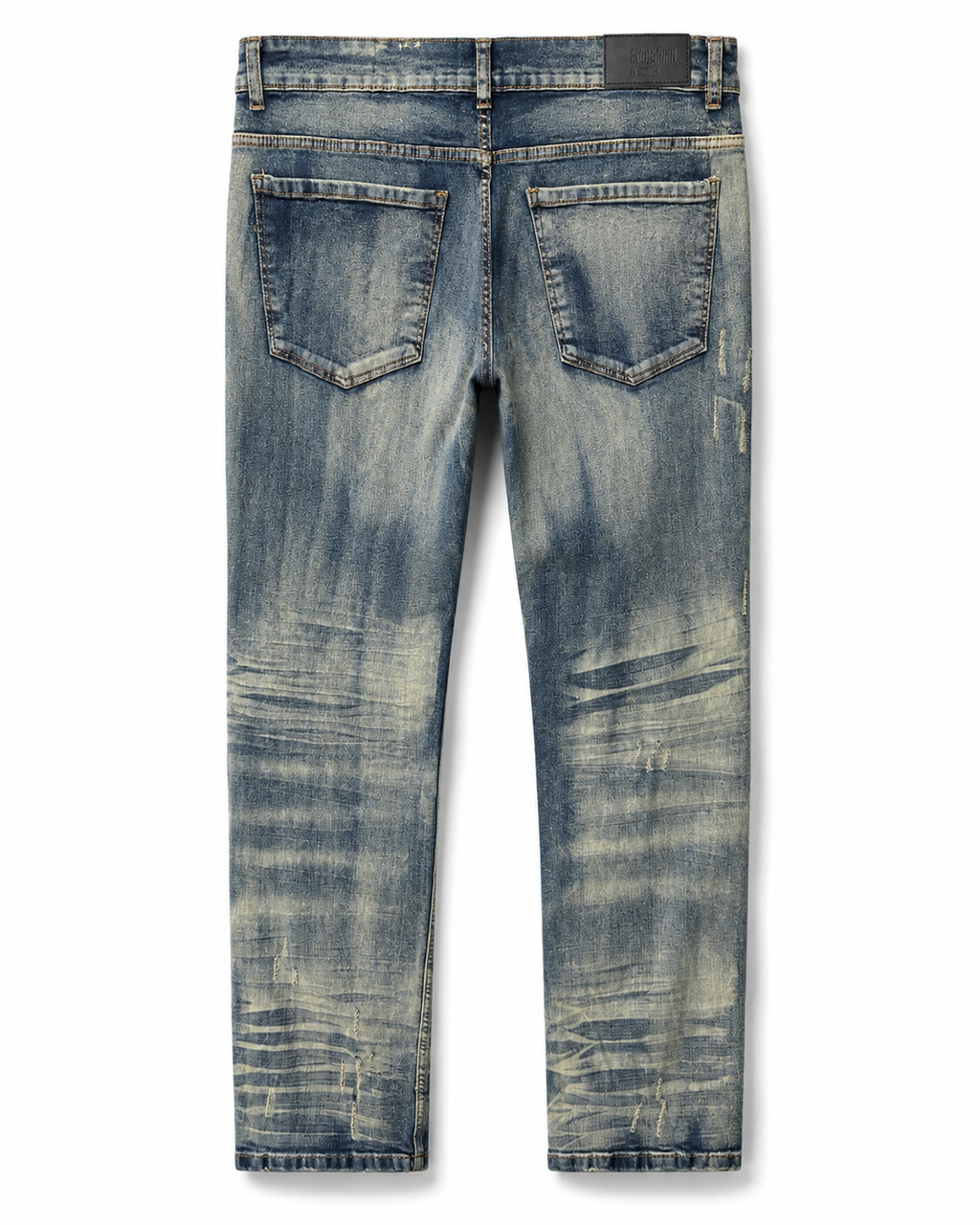 MEN'S FADED STRAIGHT DENIM PANT COLLECTION - LT.TINT