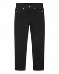 MEN'S FADED STRAIGHT DENIM PANT COLLECTION - JET BLACK