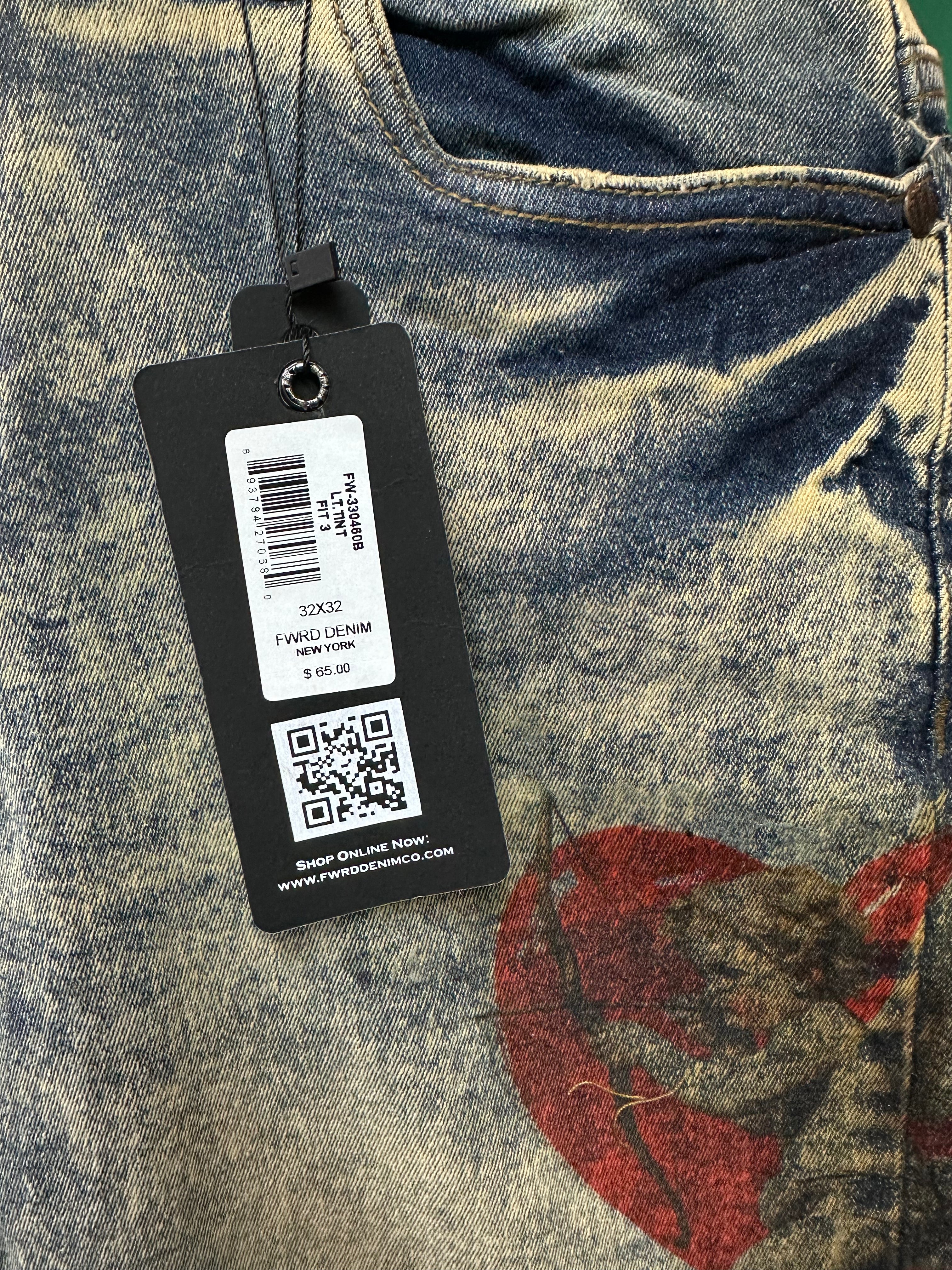 MEN'S DREAMS SLIM STRAIGHT DENIM PANT - LT.TINT