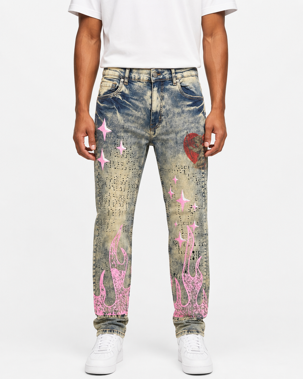 MEN'S DREAMS SLIM STRAIGHT DENIM PANT - LT.TINT