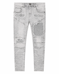 MEN'S MOTORCROSS SLIM DENIM JEAN - GREY