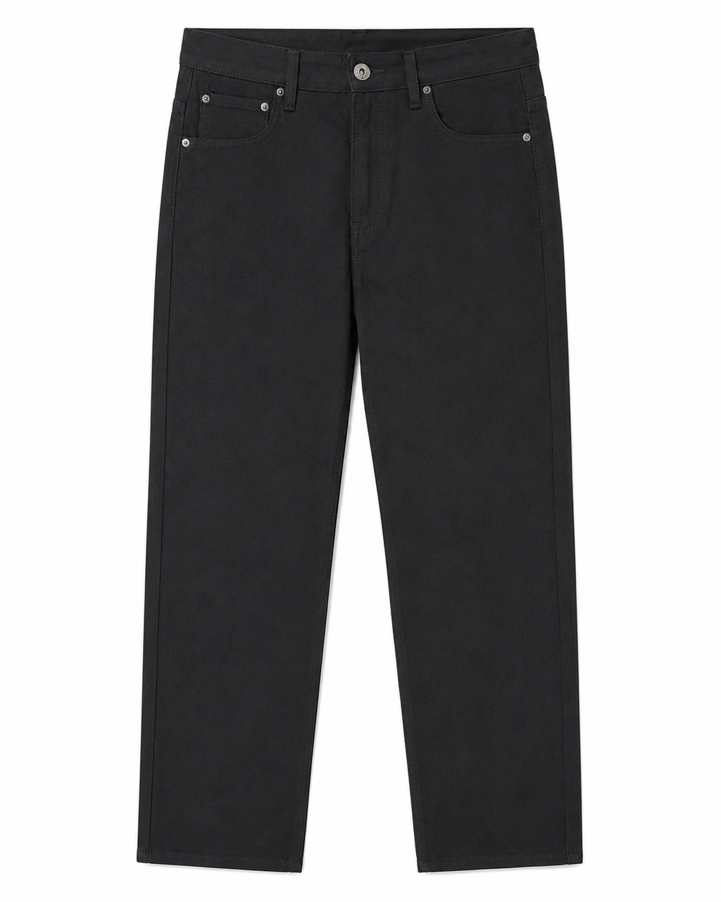 Rebel Minds Relaxed Fit Jet Black Jeans