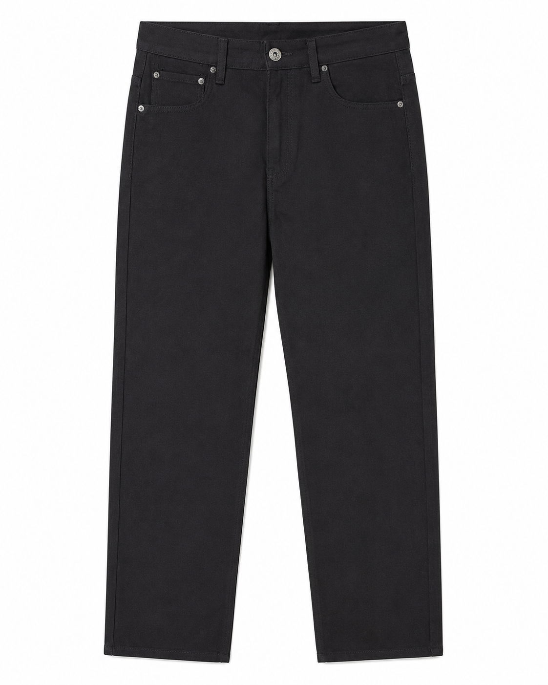 Rebel Minds Relaxed Fit Jet Black Jeans