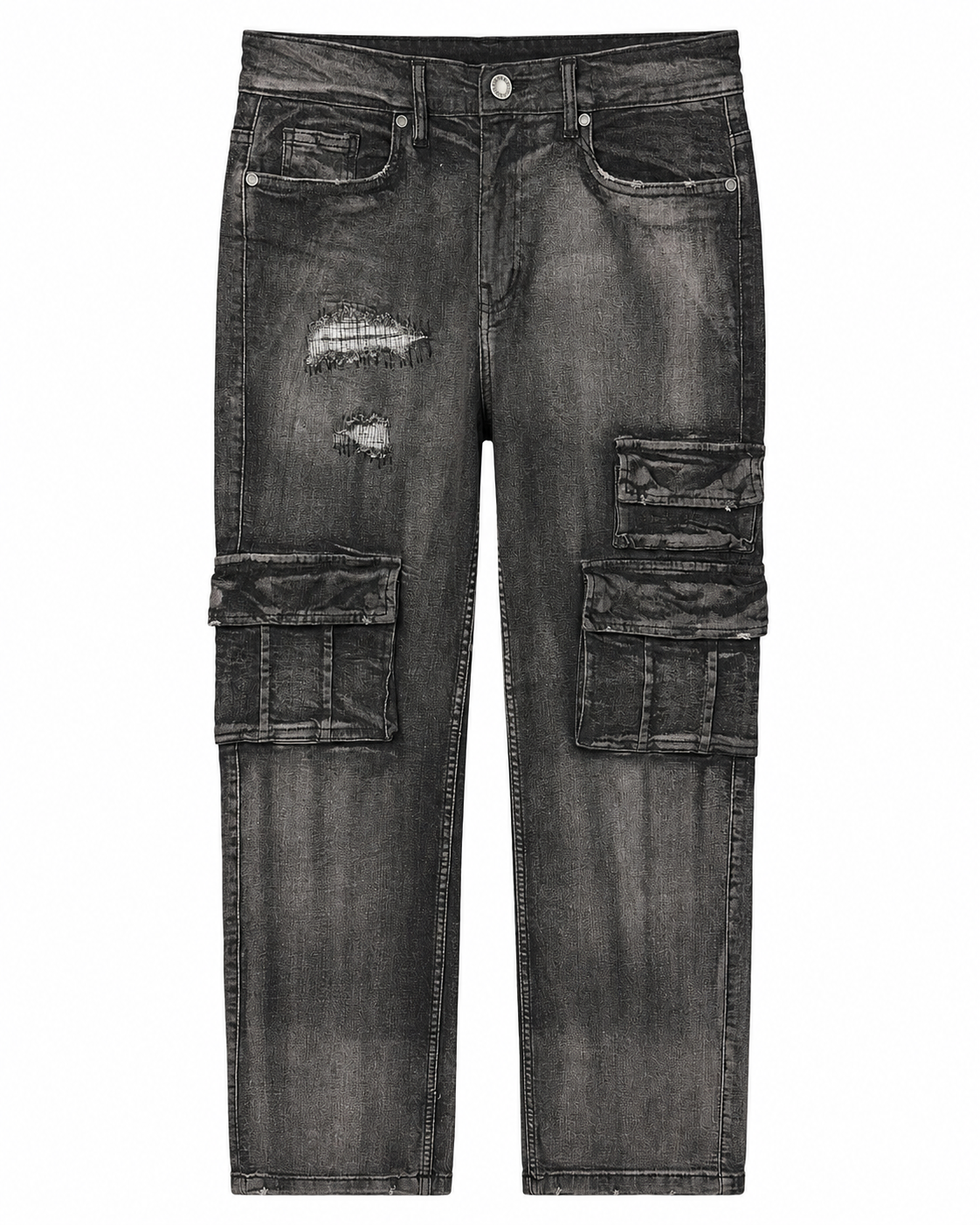 MEN'S STAPLE RELAXED STRAIGHT DENIM PANT COLLECTION - WASH BLK
