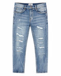 MEN'S ELITE RELAXED STRAIGHT DENIM PANT - S.BLUE
