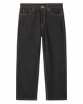 Rebel Minds Relaxed Fit Raw Black Jeans