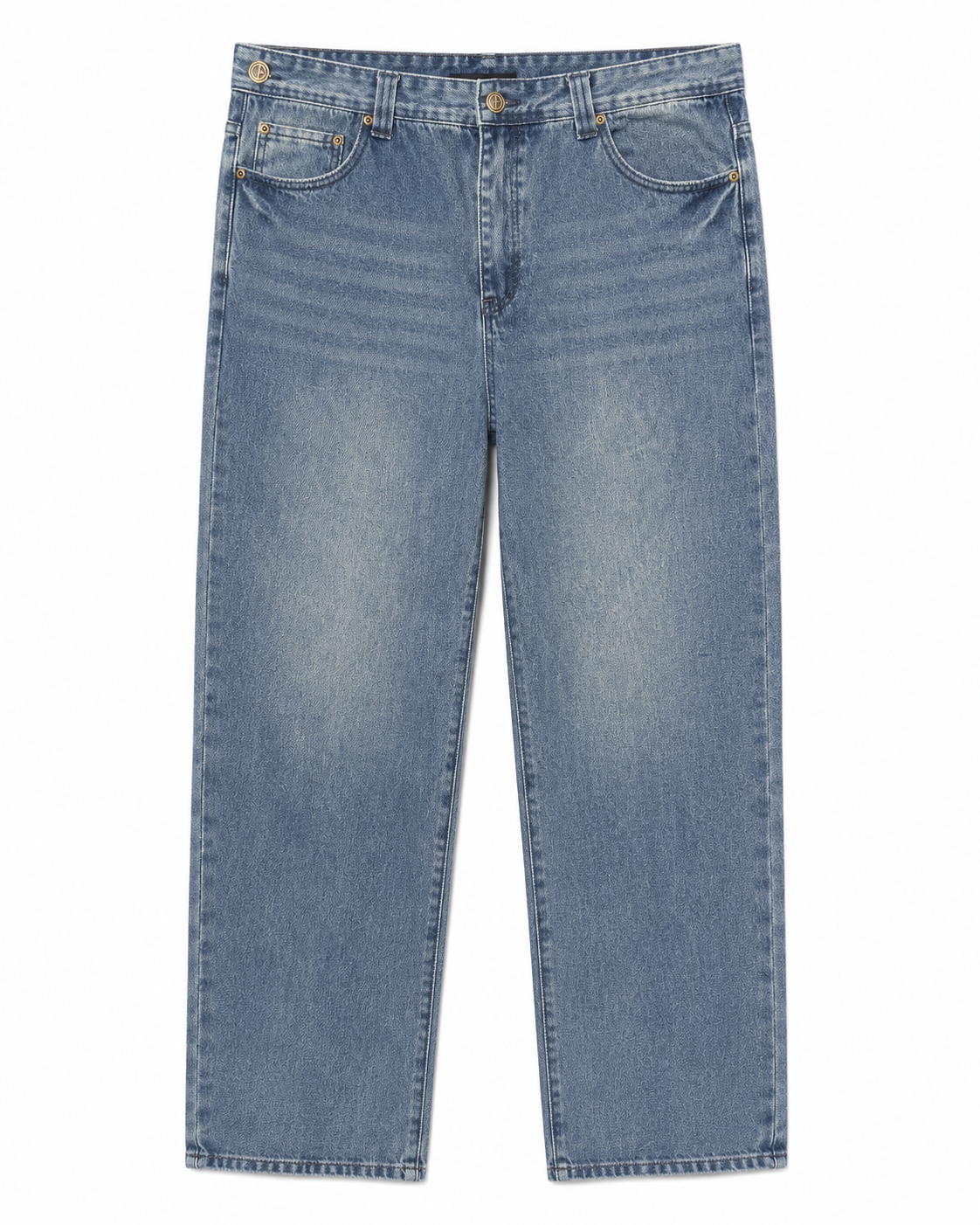 Original Fables Vintage Wash Baggy Jeans – Blue