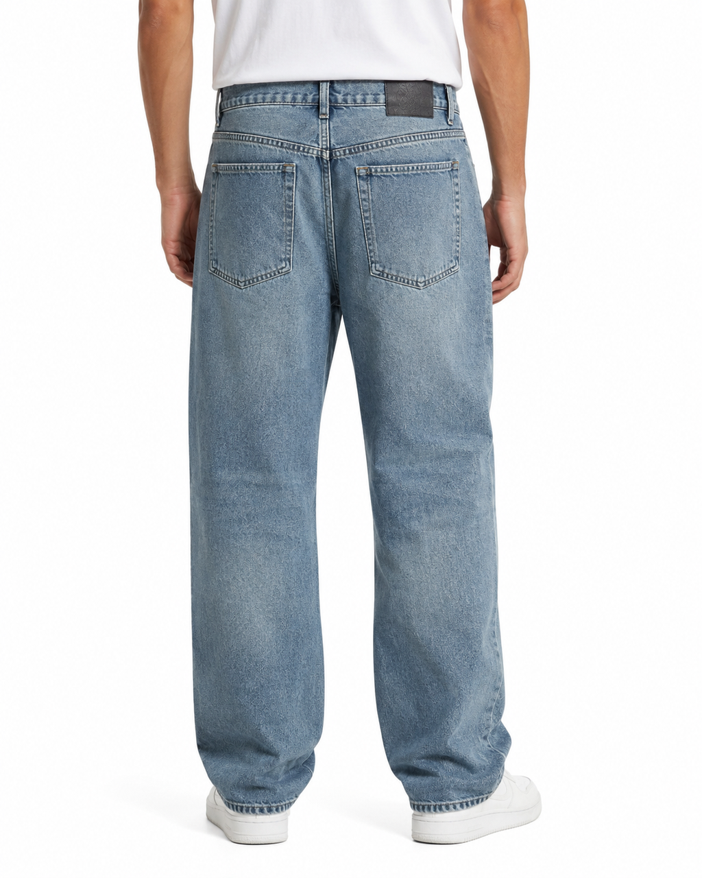 Original Fables Vintage Wash Baggy Jeans – Blue