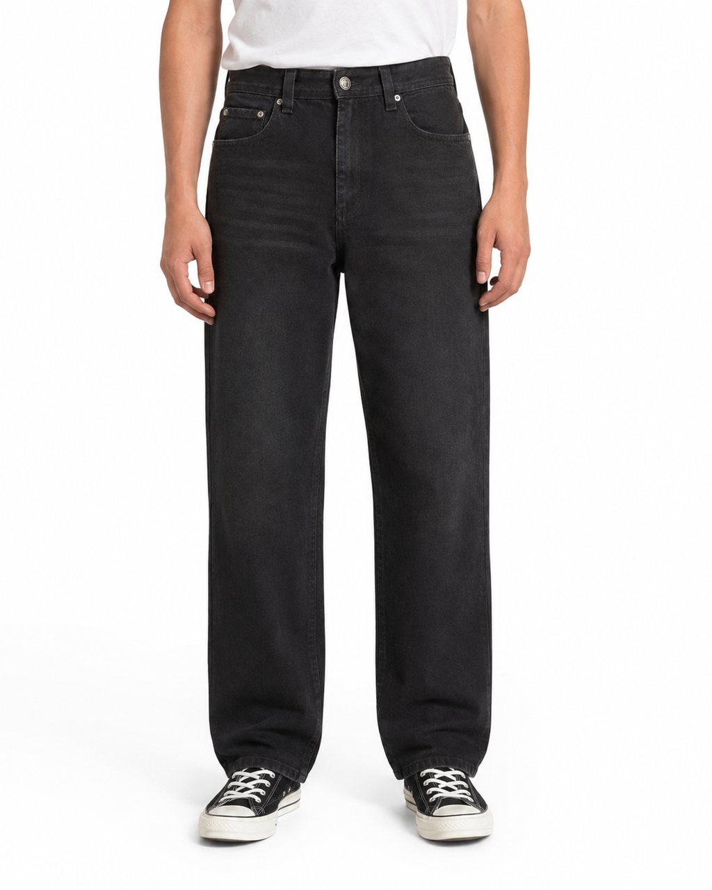 Original Fables Vintage Black Relaxed-Fit Jeans