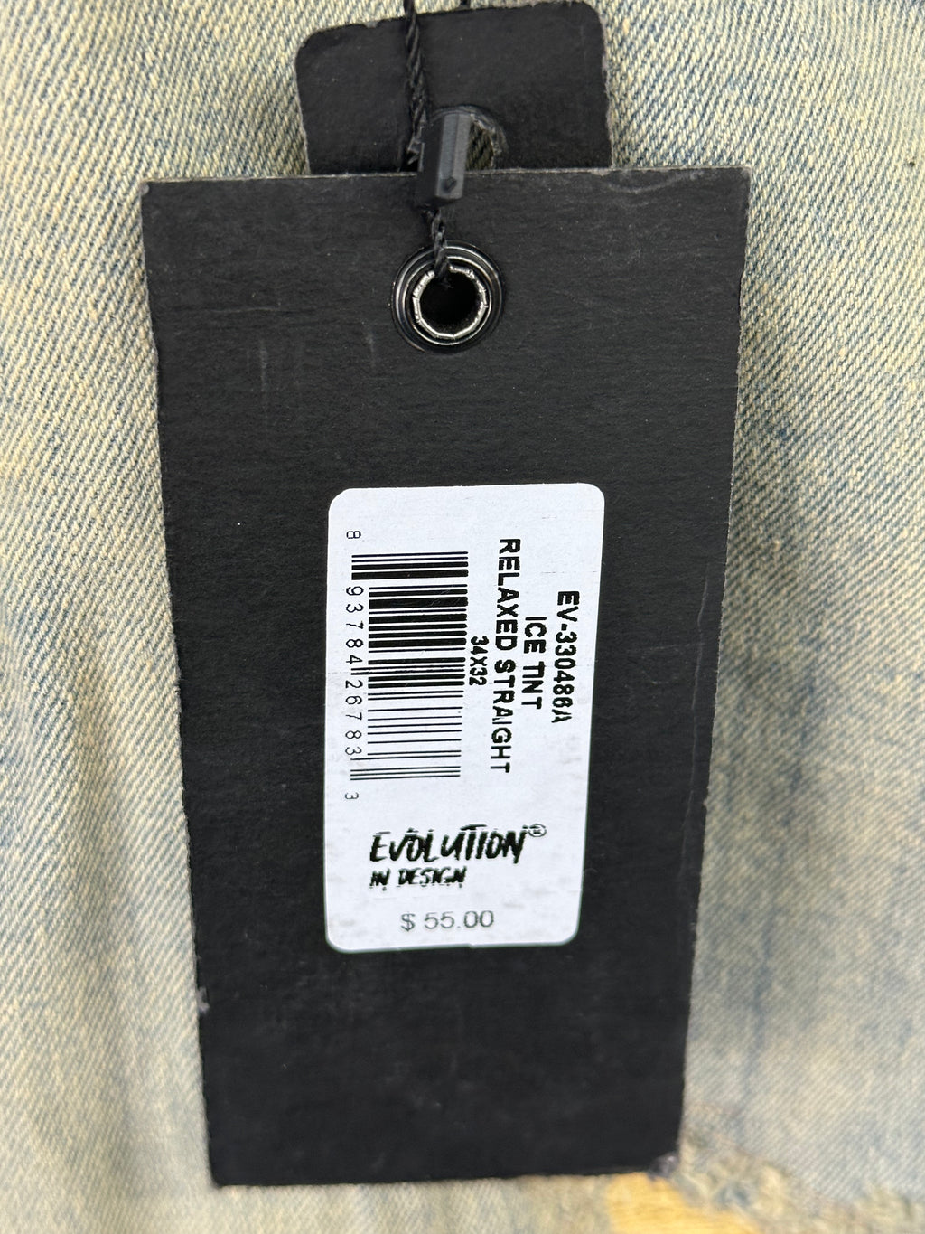 MEN'S ELITE RELAXED STRAIGHT DENIM PANT - ICE TINT