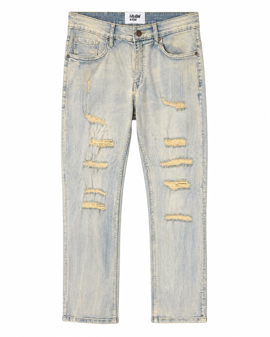 MEN'S ELITE RELAXED STRAIGHT DENIM PANT - ICE TINT