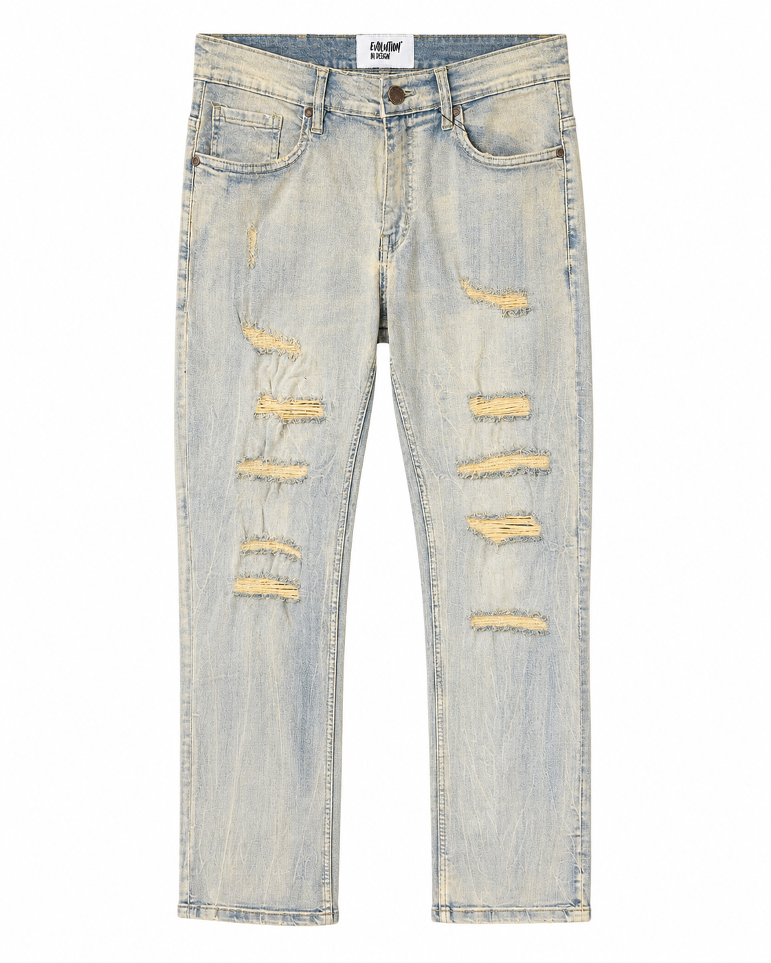 MEN'S ELITE RELAXED STRAIGHT DENIM PANT - ICE TINT