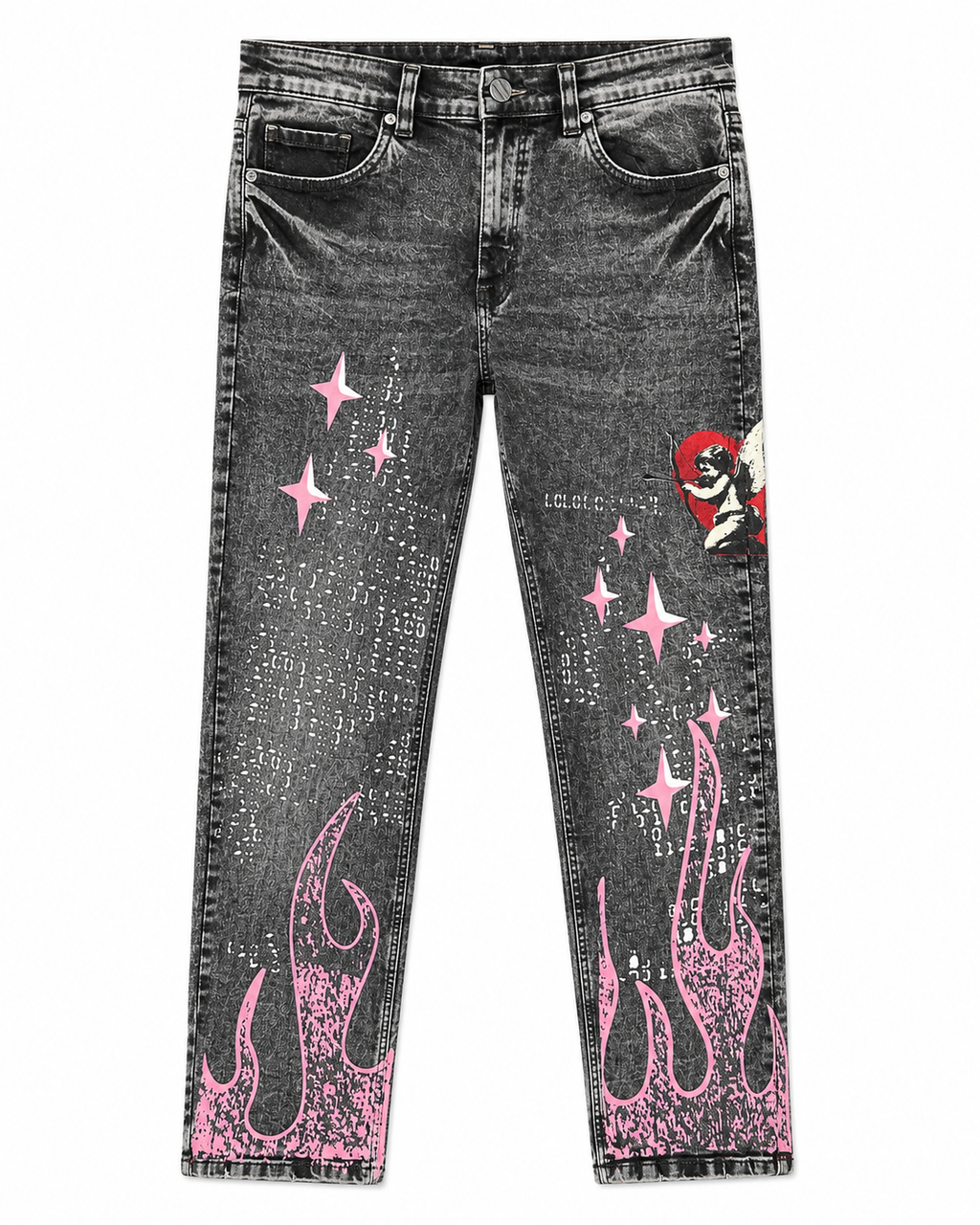 MEN'S DREAMS SLIM STRAIGHT DENIM PANT - WASH BLK