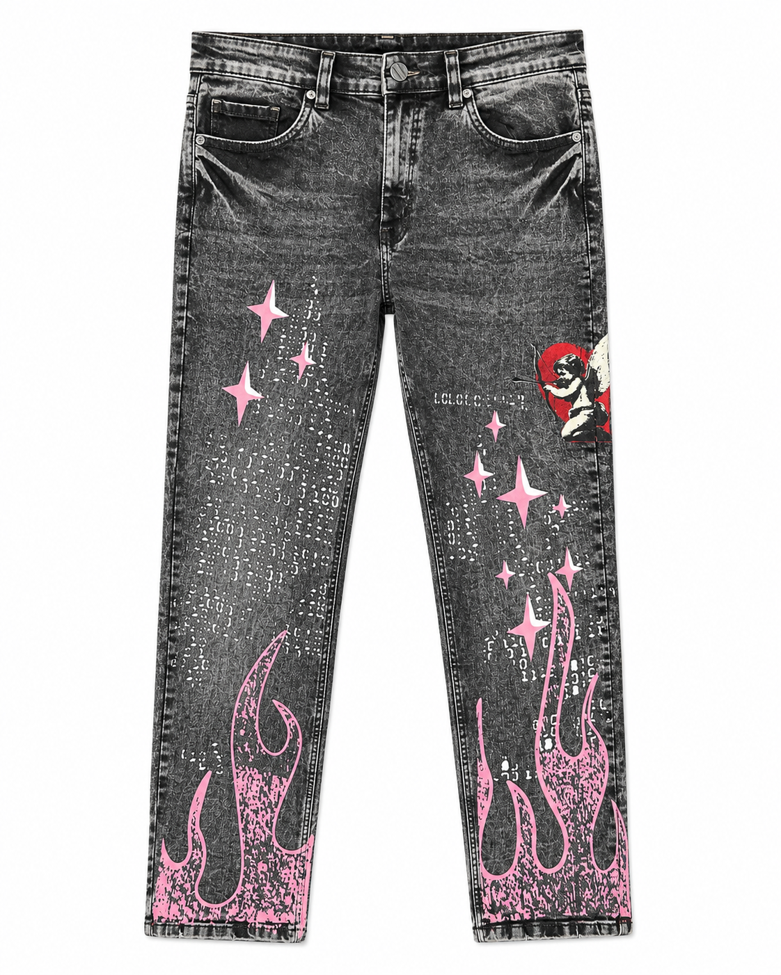 MEN'S DREAMS SLIM STRAIGHT DENIM PANT - WASH BLK