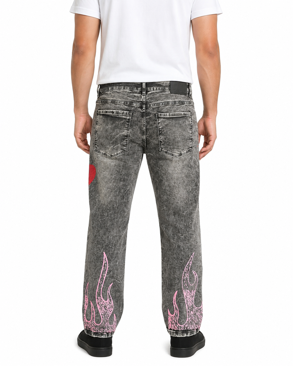 MEN'S DREAMS SLIM STRAIGHT DENIM PANT - WASH BLK