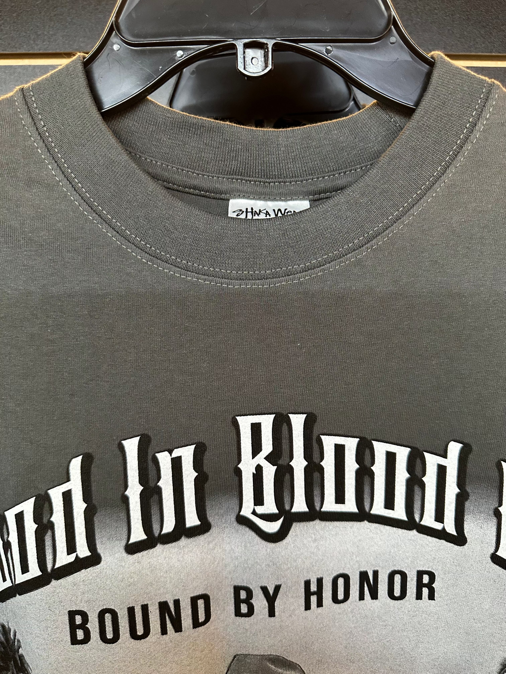 Blood In Blood Out Bound By Honor Graphic Tee – Charcoal