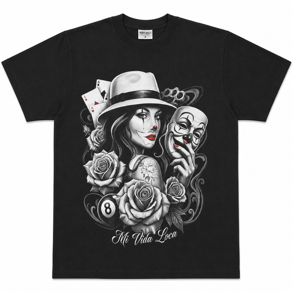Mi Vida Loca Graphic Tee – Black