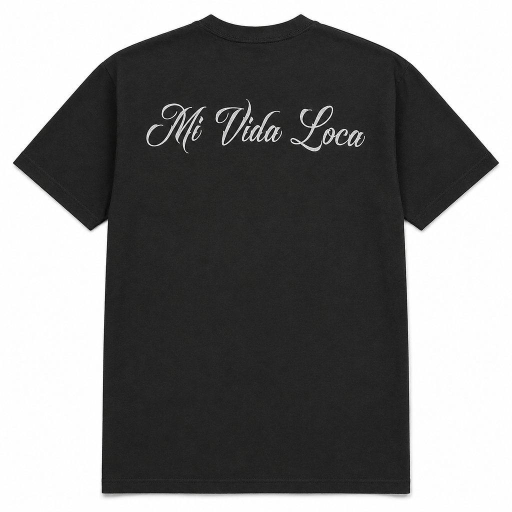 Mi Vida Loca Graphic Tee – Black