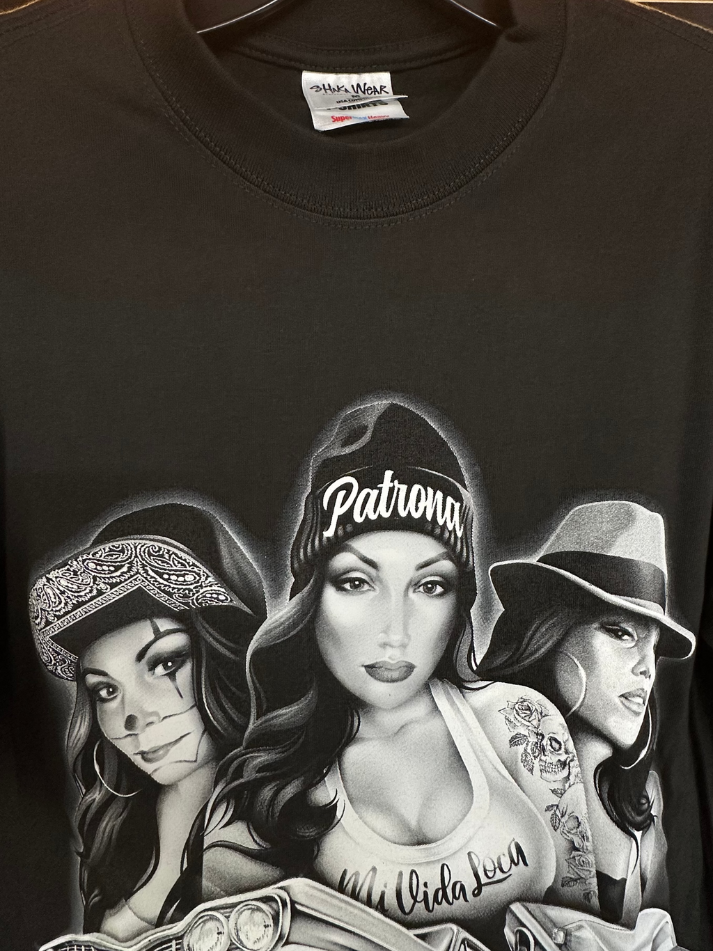 Brown Pride Lowrider Graphic Tee - Black