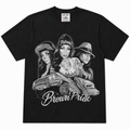 Brown Pride Lowrider Graphic Tee - Black