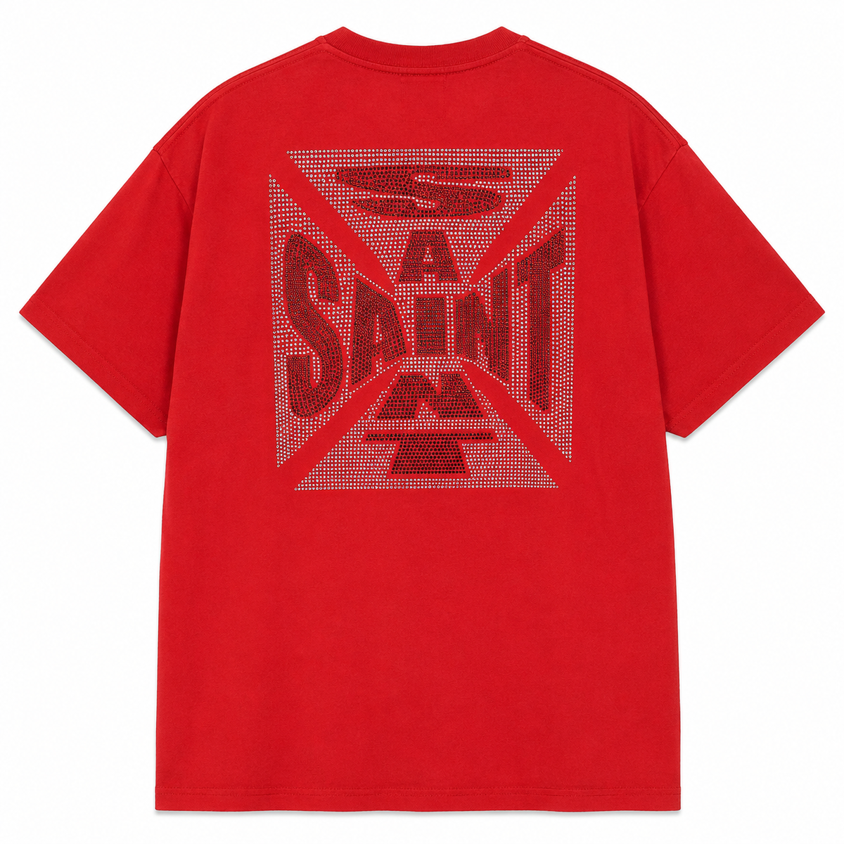 MEN'S SAINT CRYSTAL S/SLV TEE - RED